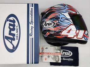 Arai アライ RX-7 RV Haga3 芳賀3 ハガ3 RX7-RR5 フルフェイスヘルメット Lサイズ