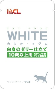 イトウ&カンパニーリミテッド WHITE カツオ・マグロ 白身のゼリー仕立て 10歳以上用 60g