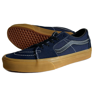 格安 VANS バンズ SK8-LOW ネイビーNAVY/GUMハイトップロー28.0cm 新品未使用