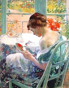 模写油絵 Richard Edward Miller_ 化粧　MA1636