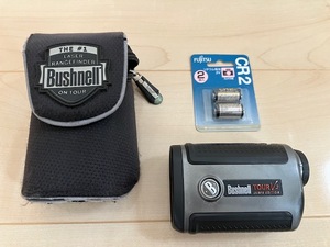 ●Bushnell　ブッシュネル　ピンシーカースロープツアーV2　レーザー距離計　ゴルフ用　ケース付き