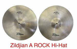 Zildjian A ROCK Hi-Hat ジルジャン Aロックハイハット／トップ&ボトムの２枚セット