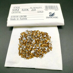 ☆ほぼ未使用 SWAROVSKI スワロフスキー ヴィンテージ ルース 4501 4×2mm 1gross Crystal クリスタル R-97