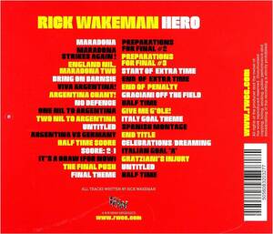 新品580円即決■Rick Wakeman - Hero The official film of the 1986 Fifa World Cup■O.S.T. 