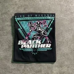 【ブラックパンサー】MARVEL プリントTシャツ　古着usedTSM7