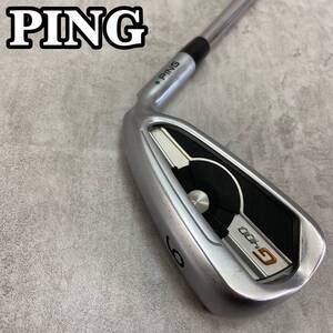 PING　G400　メンズゴルフ6番アイアン　スチール　R　右利き用　D-1　37.25インチ　389g