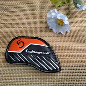 CRAFTMAN GOLF クラフトマンゴルフ アイアンカバー ヘッドカバー　＃５