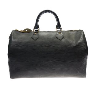 1円スタート LOUIS VUITTON ルイヴィトン スピーディ35 M42992 SP0936 エピ ノワール ハンドバッグ ゴールド金具 ボストンバッグ ブラック