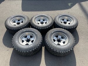 中古 33 12.50 16.5 BFGoodrich タイヤ ホイール 5本 セット All-Terrain 33x12.50R16.5 6穴 6H 8.25J -10 4×4 (43A)