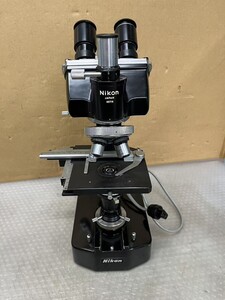 Nikon ニコン　顕微鏡　動作未確認　中古現状品　ジャンク（140s）