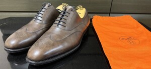 【美品】JOHN LOBB ジョンロブ エルメス HERMES ミュージアムカーフ 41EE 26cm 定価27万円ほど