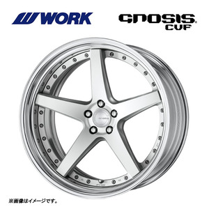 送料無料 ワーク GNOSIS CVF STEP RIM ミドルコンケイブ DEEP RIM Odisk 9.5J-22 +50～－8 5H-120 【2本セット 新品】