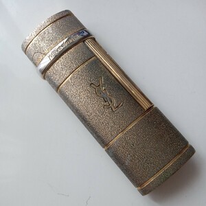 イヴサンローラン YVES　ガスライター 喫煙具 ゴールドカラー 喫煙グッズ起動未確認　中古品