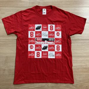 Coca-Cola 2018 Suzuka 8 hours 41st T-shirt コカコーラ 鈴鹿8耐 Tシャツ Mサイズ ユーズド