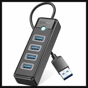 【開封のみ】ORICO ★USB ハブ USB3.0 4ポートハブ バスパワー 軽量 5Gbps高速転送 ノートPC対応 Mac OS/Windows/Android/Linux 対応