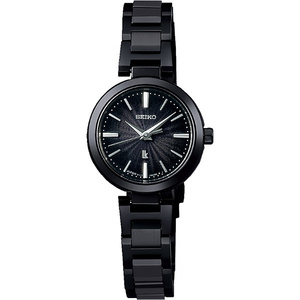 セール! 新品 セイコー正規保証付き SEIKO LUKIA ルキア SSVR141 I Collection ソーラー 黒 ブラック サファイアガラス レディース腕時計