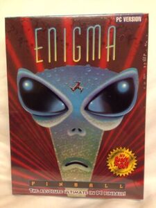 Vintage Enigma Pinball PC Game Brand New Sealed 3.5 Disk IBM Tandy RARE 海外 即決