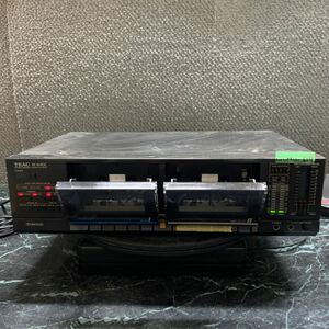 MYM11-614 激安 TEAC W-440C STEREO DOUBLE CASSETTE DECK 通電OK 中古現状品 ※3回再出品で処分