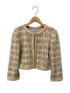 FOXEY NEW YORK collection フォクシー ジャケット 40 Joplin Knit Jacket ベージュ ツイード IT3S6WI7NFD2