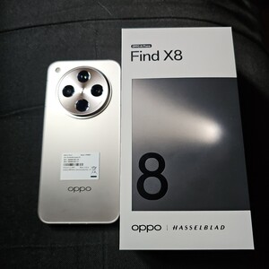 OPPO Find X8 16GB/512GB スターグレー☆SIMフリー国内版☆新品同様☆純正80w充電器付き☆