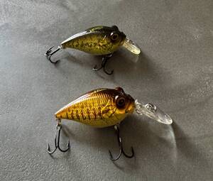 グリフォン SR-X & MR-X 2個 セット メガバス GRIFFON MEGABASS クランク バス釣り 引退 まとめて 2000 2005 タイガー オールド 