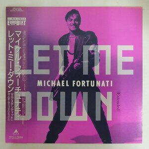 11211330;【帯付き/Italo-disco/12inch】Michael Fortunati / Let Me Down