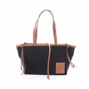 ロエベ CUSHION TOTE SMALL クッショントート スモール ブランドオフ LOEWE キャンバス トートバッグ キャンバス/レザー 中古 レディース