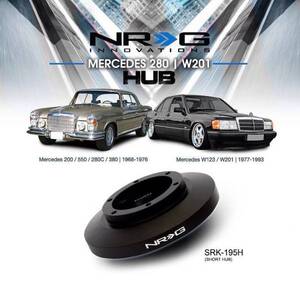 NRG ショートハブ オールドメルセデス用 USDM W123 W201 280C 200 190E 正規輸入品 即納