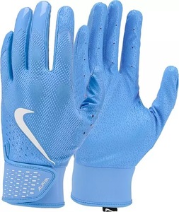 【US仕様 サイズXL】ナイキ 野球 バッティング グローブ Nike Alpha Batting Gloves 両手組 手袋 バッテ 水色