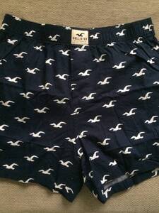 * ラスト * 新品 HOLLISTER ホリスター ウーブントランクス ボクサー ブリーフ ト パンツ S / Navy *