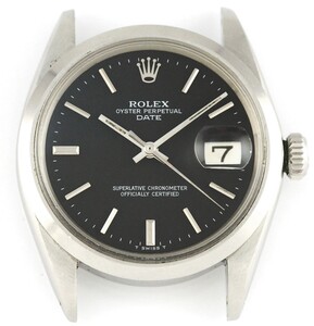 【難あり】ROLEX 1500 DATE 1969年製 Cal.1570 ロレックス オイスター パーペチュアル デイト 自動巻き メンズ 腕時計 マットブラック