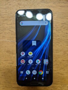 IY1192 docomo SIMフリー AQUOS sens2 SH-01L SHARP 4Gスマホ 簡易確認＆簡易清掃＆初期化OK 判定○ WebにてSIMロック解除受付手続済