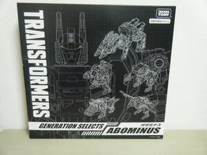 1円～トランスフォーマー GENERATION SELECTS オボミナス ABOMINUS タカラ タカラトミー