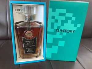 SUNTORY サントリー クレスト 12年　デキャンタ　700ミリ