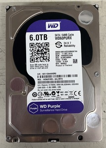 中古HDD★Western Digital 6.0TB WD60PURX WD Purple★p4