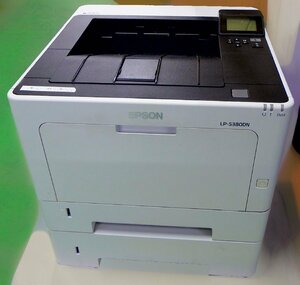 ジャンク EPSON モノクロレーザープリンター LP-S380DN A4プリンター 印刷枚数：5665枚 F062701