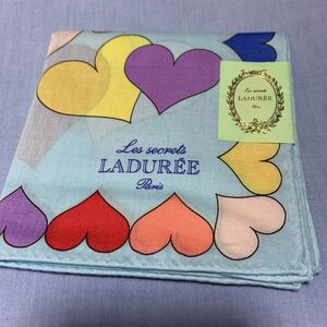 LADUREE ラデュレ ハンカチ ハート柄 未使用A