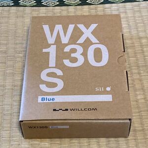 WILLCOM　ウィルコム　WX130S　ブルー　PHS　その3