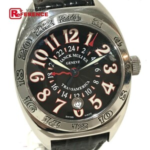 FRANCK MULLER フランクミュラー 2000WW GMT トランスアメリカ ワールドワイド メンズ腕時計 SS