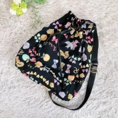 極美品✨NINA RICCI ニナリッチ ナイロン ワンショルダーバッグ 総柄