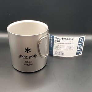 廃盤 入手困難 スノーピーク snow peak チタンダブルマグ 600 MG-054R　海外限定