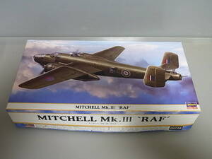 124■ハセガワ 1/72 未組立プラモデル■ ミッチェル　MITCHELL　Mk.Ⅲ　RAF　KITNo. 00748