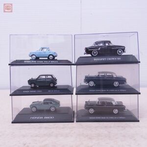 エブロ 1/43 ニッサン セドリック Model 30/トヨペット クラウン RS/ホンダ N600E/マツダ R360 クーペ他 計6台セット EBBRO ダブり有【10