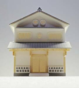 蔵ふう ミニチュア コレクション 住宅 建築模型 NO.23 縮尺 1/100 サイズ 74×105× H 85ミリ 手作り 完成品 バルサ材 スチレン材 開運