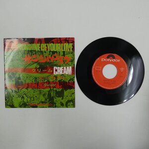 47065633;【国内盤/7inch/日本グラモフォン/ぺラジャケ】Cream クリーム / Sunshine of Your Love サンシャイン・ラヴ