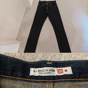 日本製 UNIQLO ユニクロ ALL MADE IN JAPAN JEANS W29 限定 メイドインジャパン ジーンズ 品番 321-057894 デニム