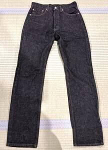 濃黒 極美品 LEVIS リーバイス 90s 00s 米国製 501 BLACK JEANS 先染め ブラック ジーンズ デニムパンツ MADE IN USA W31L34 Y2K 希少