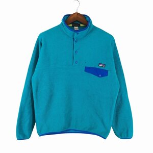 patagonia パタゴニア SYNCHILLA シンチラ プルオーバー フリースジャケット 防寒 アウトドア ブルー (メンズ M) O9697 中古 古着