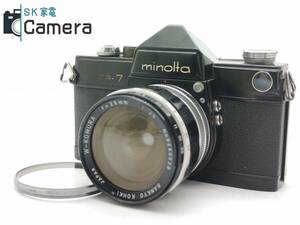 MINOLTA SR-7 ブラック + W-KOMURA 28ｍｍ F3.5 ミノルタ ジャンク