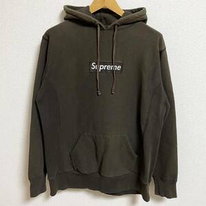 激レア Supreme Box Logo Pullover Hooded Sweatshirt Brown L 05aw 2005年 ブラウン ボックスロゴ プルオーバー スウェットシャツ 初期